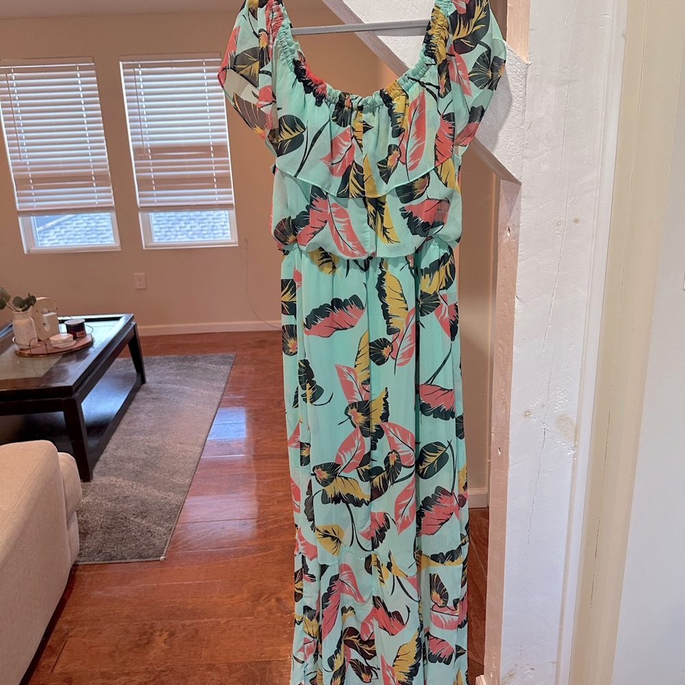 Express Floral Maxi Dress